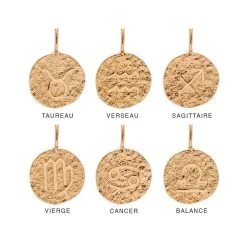 Collier Signe Astrologique Taureau (plaqué Or) -Jollia Soldes Magasin 2 1 4 1