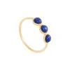 Bague Triple Pierres (lapis)