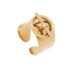 Bague Large Anneau (doré)