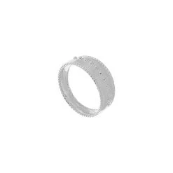 Bague Cloutée (argent Rhodié)