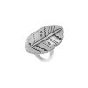 Bague Plume XXL (argenté) -Jollia Soldes Magasin bague dore plume ethnique argent