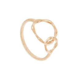 Bague Double Anneau (plaqué Or)