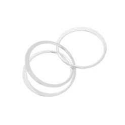 Bague Plate Triple (argent) -Jollia Soldes Magasin bague fine plate triple argent