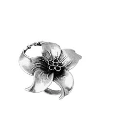 Bague Fleur Lotta Djossou (argenté)