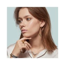 Bague Petite Médaille Gravée (doré) -Jollia Soldes Magasin bague medaille by garance 1