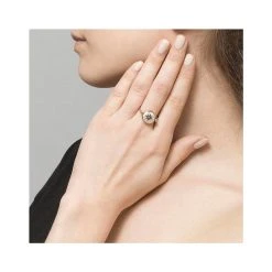 Bague Nacre Et étoile (doré) -Jollia Soldes Magasin bague nacre etoile zag