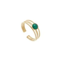 Bague Kali (vert/doré)