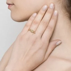 Bague Pivot Scarabée (plaqué Or) -Jollia Soldes Magasin bague pivot scarabee2 1