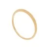 Bague Plate Simple (plaqué Or) -Jollia Soldes Magasin bague plate simple dore 1