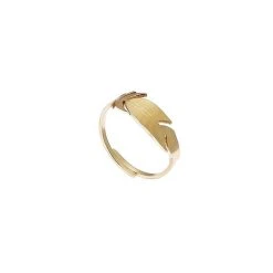 Bague Plume Finesse Zag Bijoux (dore Jaune)