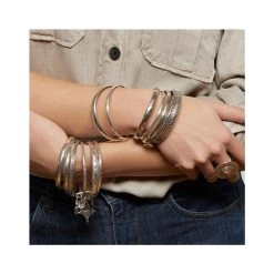 Bague Ronde Motifs Aztèques (argenté) -Jollia Soldes Magasin bague ronde argent ethnique1