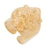 Bague XXL Lion (doré) -Jollia Soldes Magasin bague tete de lion 1