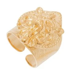 Bague XXL Lion (doré)