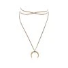 Collier Multitours Bohème Pendentif Lune -Jollia Soldes Magasin boha me collier 3t turquoise beige