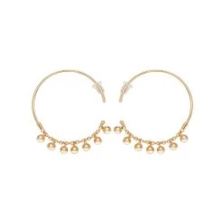 Créoles Billes (plaqué Or)