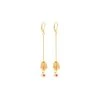 Boucles D'oreilles Coquillage à Perles (corail) -Jollia Soldes Magasin boucle oreille coquillage perle corail 2