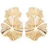 Boucles Pendantes Soleil (doré) -Jollia Soldes Magasin boucle oreille grande fleur