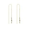 Boucles D'oreilles River (vermeil Et Pyrite) -Jollia Soldes Magasin boucle vermeil pyrite 2