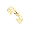 Jonc Bambou 3 Branches Grenat (doré) -Jollia Soldes Magasin bracelet bambou rouge dore