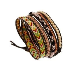 Bracelet Multi-tours Brésilien (chocolat)