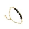 Bracelet Chance Et Maillons (doré) -Jollia Soldes Magasin bracelet chance maillons dore