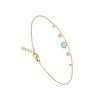 Bracelet Pastilles Et Cristal (vert) -Jollia Soldes Magasin bracelet cristal bleu pastille