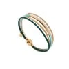 Bracelet Multiliens Tube (doré -Jollia Soldes Magasin bracelet cuir femme multiliens vert