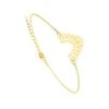 Bracelet Gaia (doré) -Jollia Soldes Magasin bracelet dor fin oriental arabesque