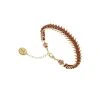 Bracelet India (bordeaux) -Jollia Soldes Magasin bracelet dore bordeaux tungstene