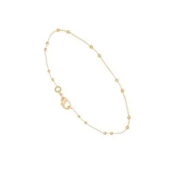 Bracelet Fin Billes (plaqué Or)