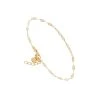 Bracelet Fin Mini Maillons (plaqué Or) -Jollia Soldes Magasin bracelet dore mini maillon or