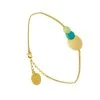 Bracelet Confetti Doré (amande Et Pacifique) -Jollia Soldes Magasin bracelet dore rond