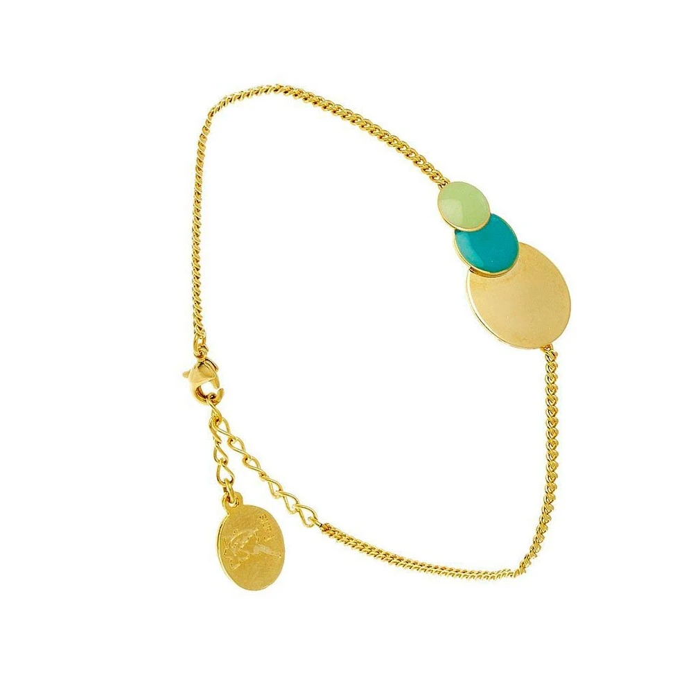 Bracelet Confetti Doré (amande Et Pacifique) 3 Bracelet Confetti Doré (amande Et Pacifique)