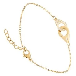 Bracelet Double Menottes (doré)