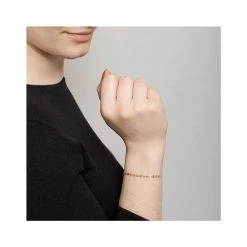 Bracelet Fin Crochet (doré) -Jollia Soldes Magasin bracelet fin dore a accumuler