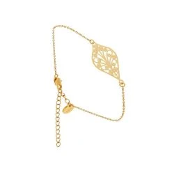 Bracelet Fleurs De Feuille (doré)