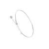 Bracelet Jonc Lisse (Argent) -Jollia Soldes Magasin bracelet jonc argent bdm studio