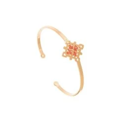 Bracelet Jonc Touareg Tissé (blush)