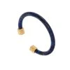 Bracelet Jonc Acétate Bleu (doré) -Jollia Soldes Magasin bracelet jonc ecaille bleu zag 1