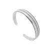 Bracelet Jonc Armure (argent) -Jollia Soldes Magasin bracelet jonc femme argent