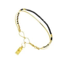 Bracelet Jonc Bali (noir)