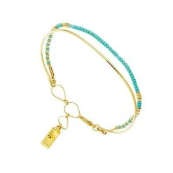 Bracelet Jonc Bali (turquoise)