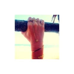 Bague Jonc Snake (plaqué Or) -Jollia Soldes Magasin bracelet jonc serpent dore 1