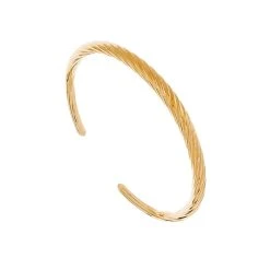 Jonc Texturé (plaqué Or)