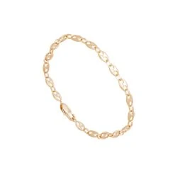 Bracelet Grains De Café (plaqué Or)