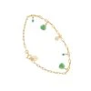 Bracelet Mini Maillons Breloques (turquoise/chrysoprase) -Jollia Soldes Magasin bracelet maillons turq