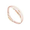 Bracelet Multitours Billes Dorées Et Pierres (grenat) -Jollia Soldes Magasin bracelet multitours billes pierre rose dore