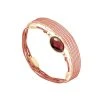 Bracelet Multitours Maillons Et Pierre Facettée (grenat) -Jollia Soldes Magasin bracelet multitours maillon pierre rouge
