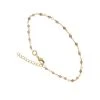 Bracelet Perles Fines Marrons (plaqué Or) 1 Bracelet Perles Fines Marrons (plaqué Or) -Jollia Soldes Magasin bracelet perle fine marron