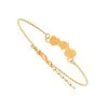 Bracelet Petites Fleurs (doré) -Jollia Soldes Magasin bracelet petite fleur dore
